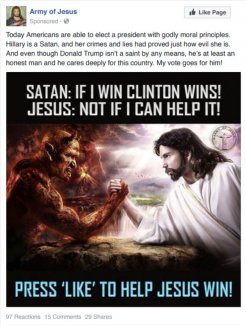 Clinton Satan Trump Jesus.JPG